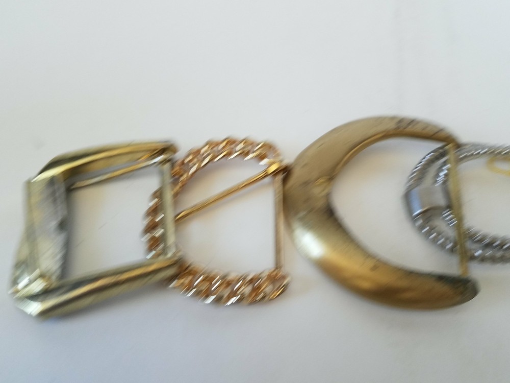 Assorted Buckles Different Styles & Sizes