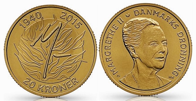 DENMARK 20 Kroner 2015 Commemorative KM 964 UNCIRCULATED