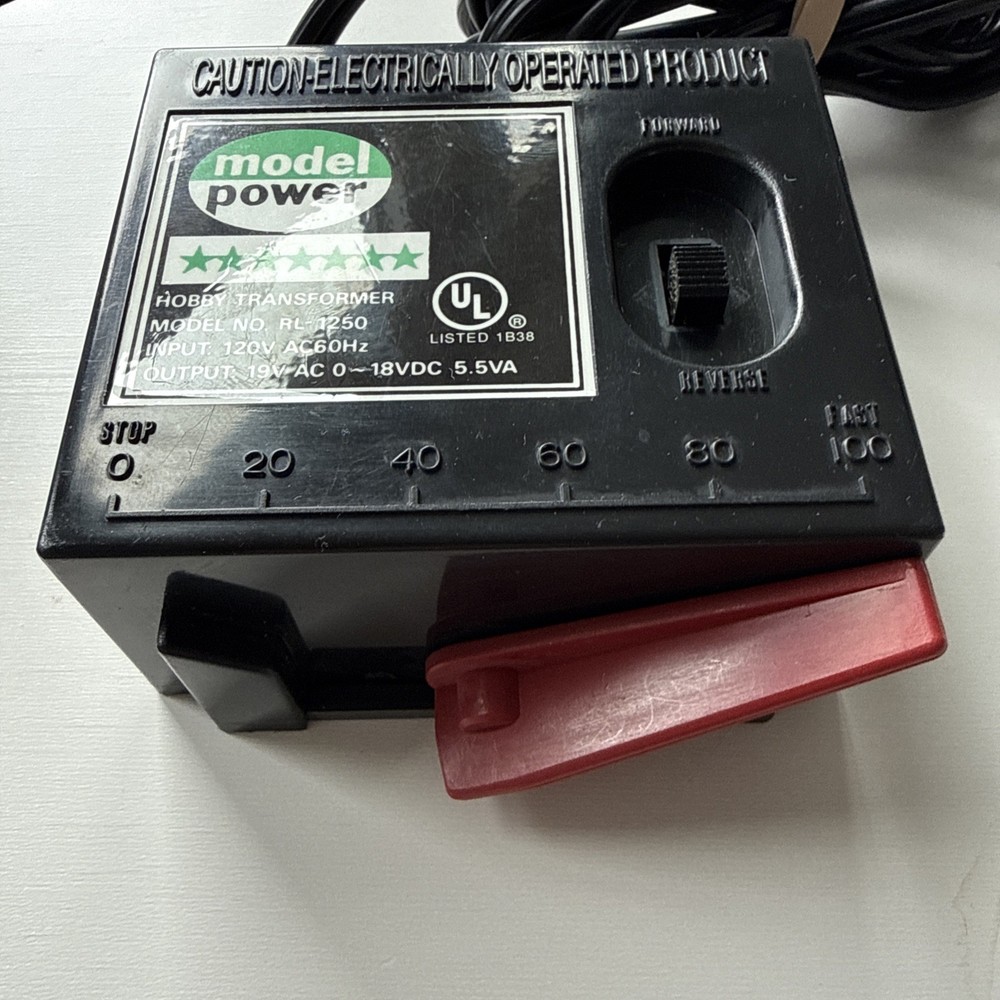 Model Power Hobby Transformer RL-1250 - Model Train Control