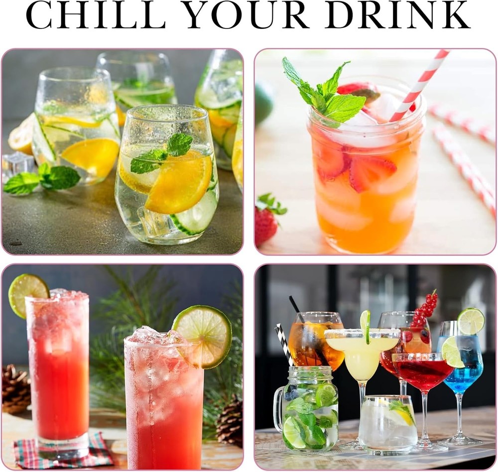 Silicone Ice Cube Mold Round Ice Maker - DIY Ice Bucket Barware Tools*