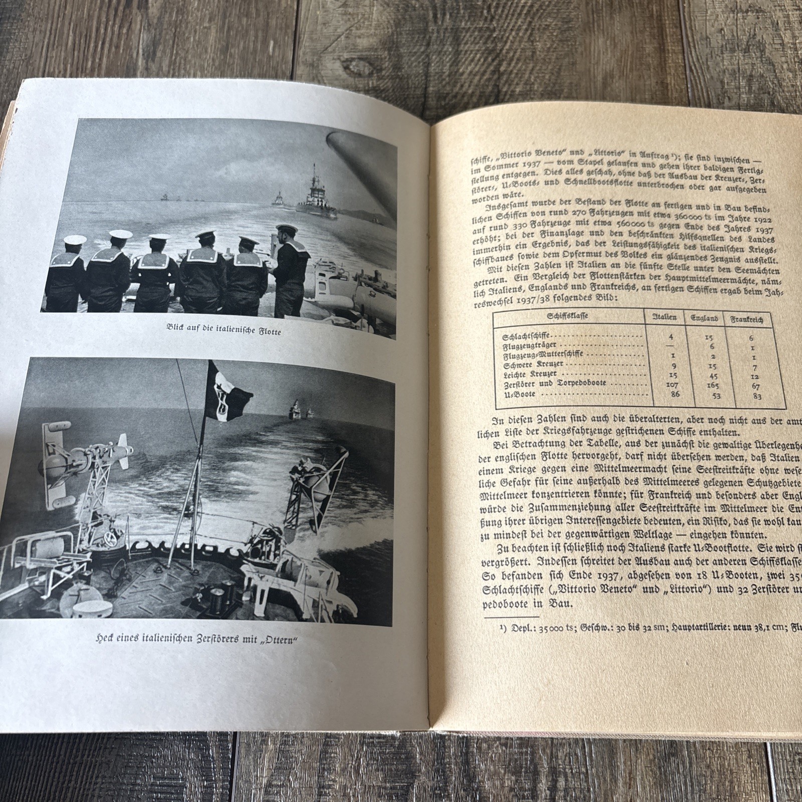 Fahrbuch Der Deutchen Kriegsmarine 1939 print German WWII Very Rare!