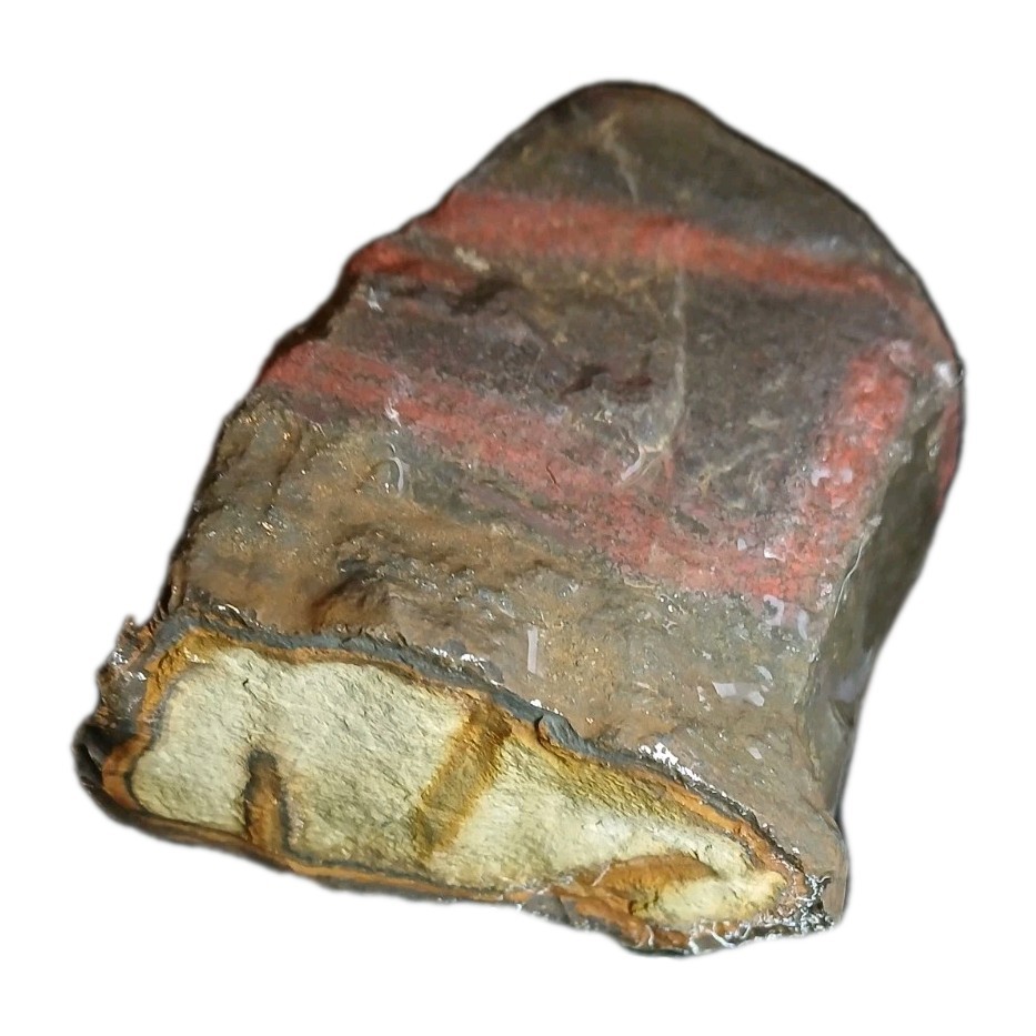 Unique Rough Jasper Stone 1.2 Lbs Banded Iron Formation