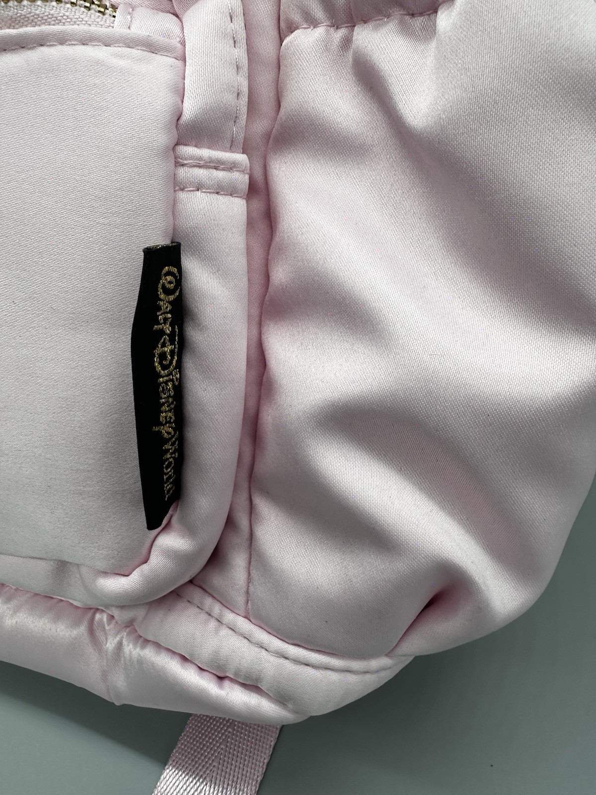 RARE ERROR Disneyland Pink Quilted Mini Backpack New Bag Misprint Disney World