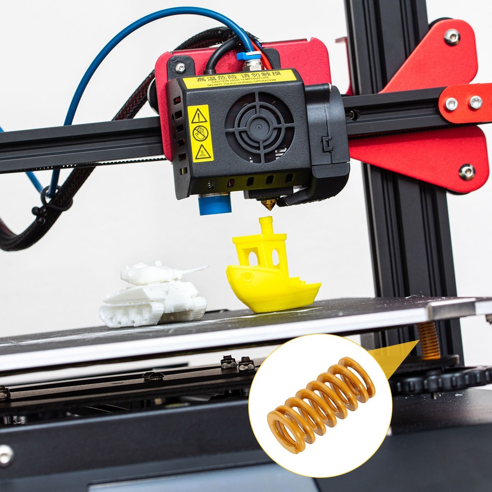 2pcs 3D Printer Heating Bed Spring, 8mm OD 15mm Length 3D Printer Parts