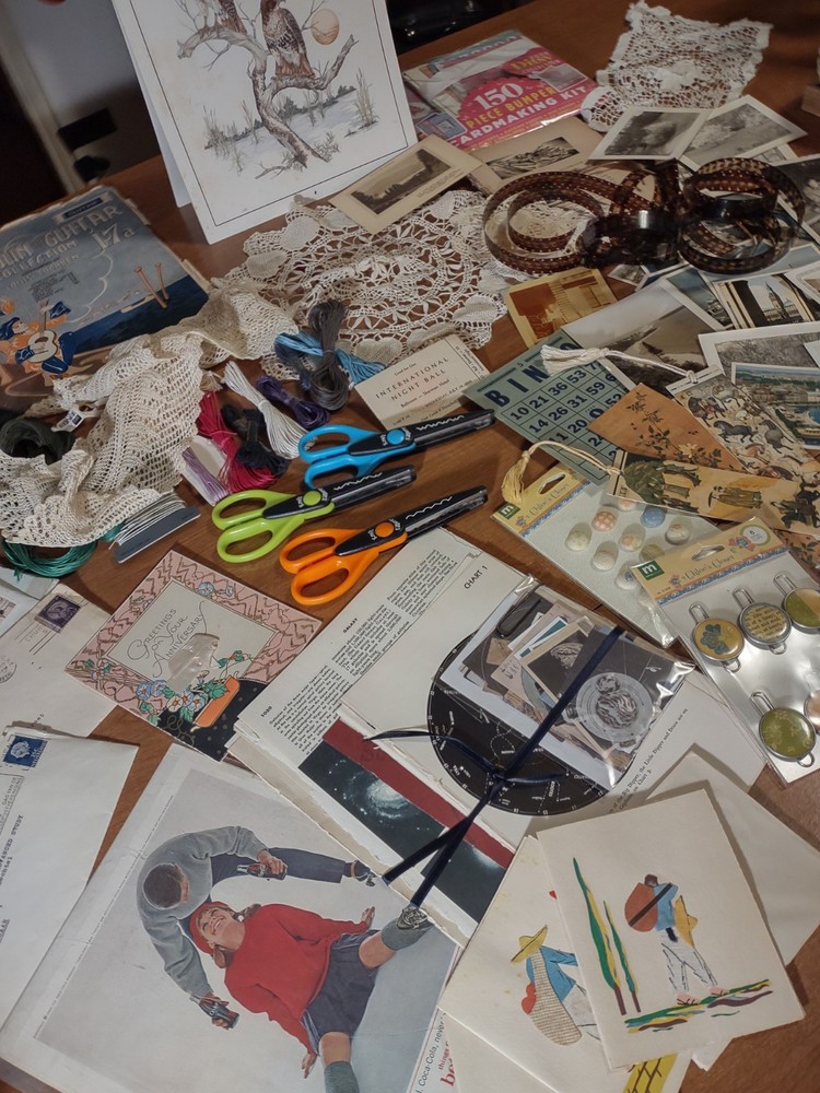 Junk Journaling & Paper Crafting Items EXTRA LARGE Bundle Vintage & New