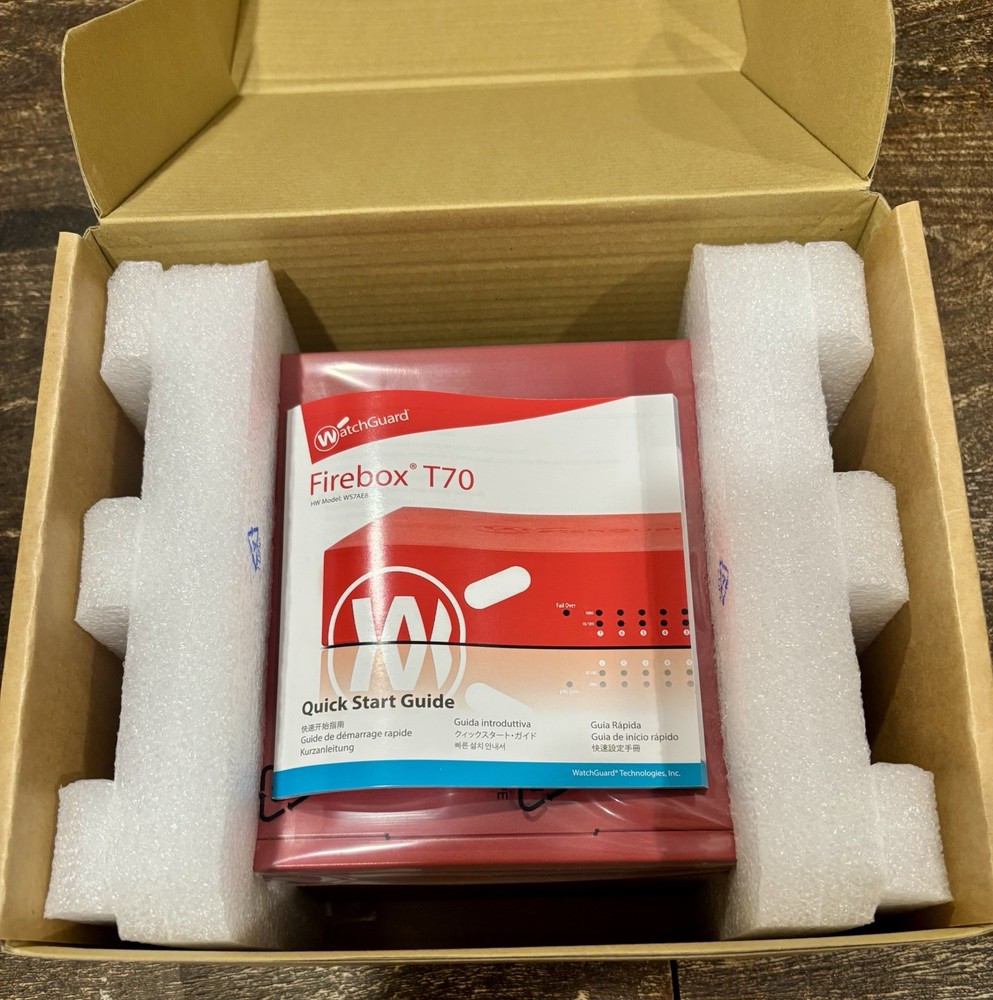 WatchGuard Firebox T70 Network Security Firewall WS7AE8 High Availability - New