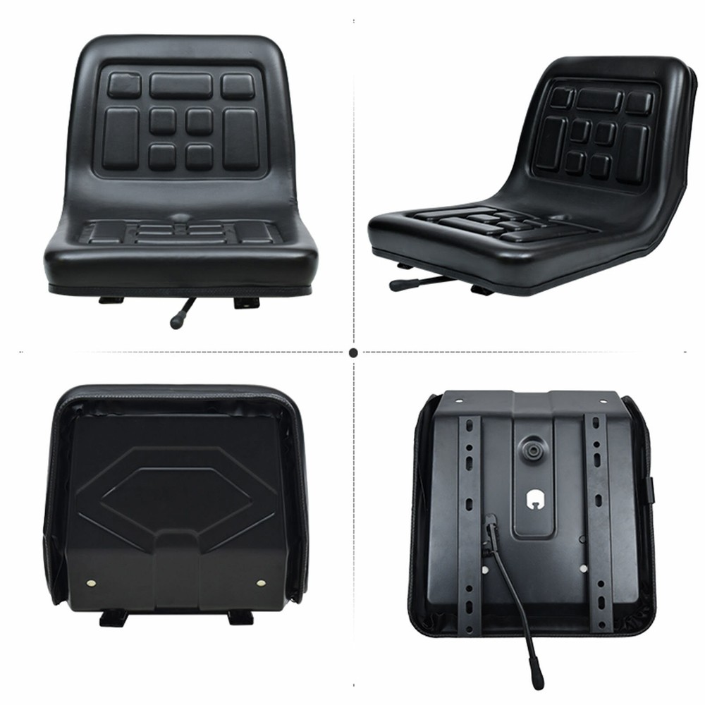 Universal Tractor Seat with Adjustable Brackets for Mower, Dumper & Digger