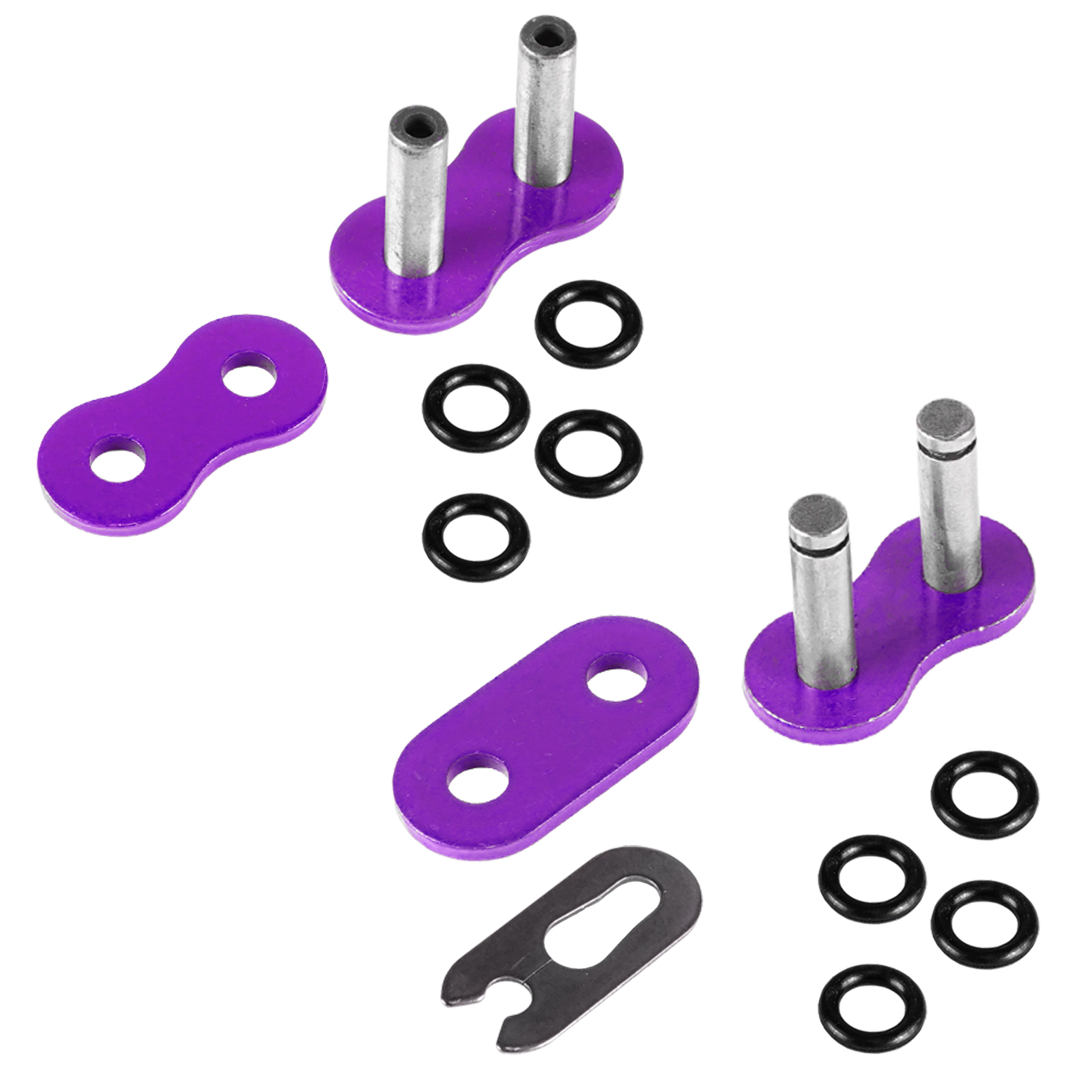 520 X 120 Links Motorcycle Atv Purple O-Ring Drive Chain 520-Pitch 120-Links