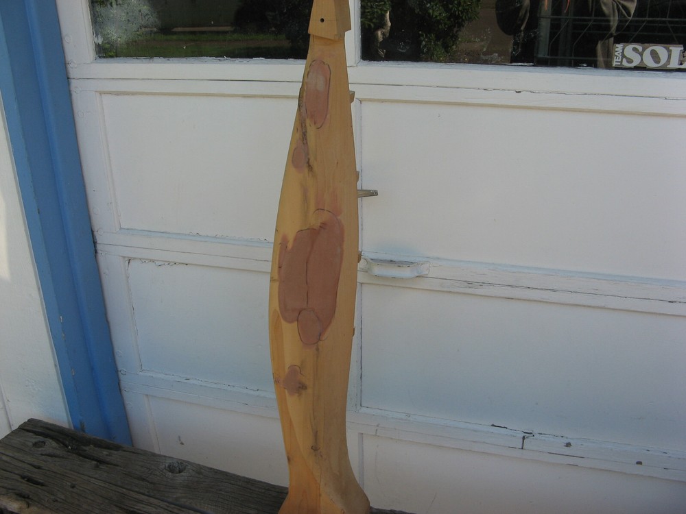 WOOD AIRPLANE PROPELLER MASTER PATTERN-one blade for 6ft -Prototype Forming Jig