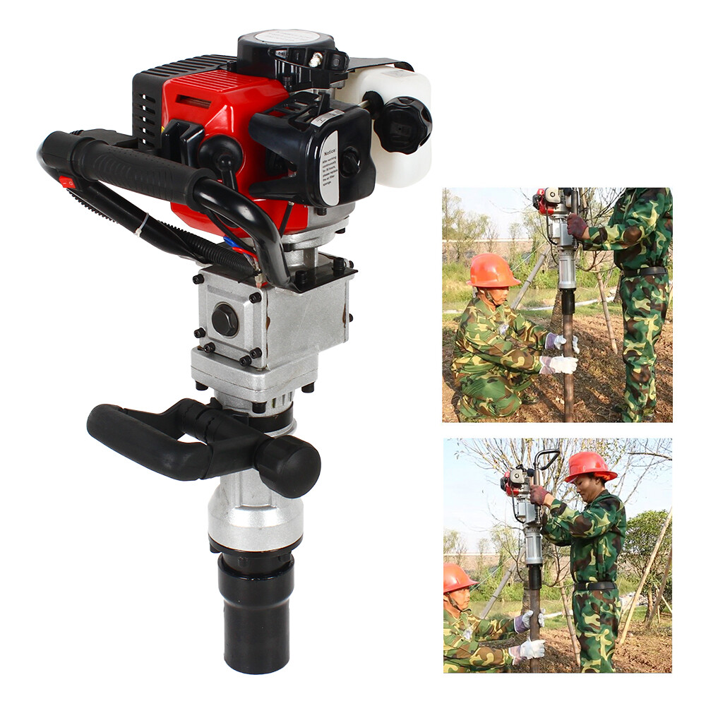 32.6cc 2-Stroke Gasoline Pile Driver Multi-function Gasoline Impact Pile Driver