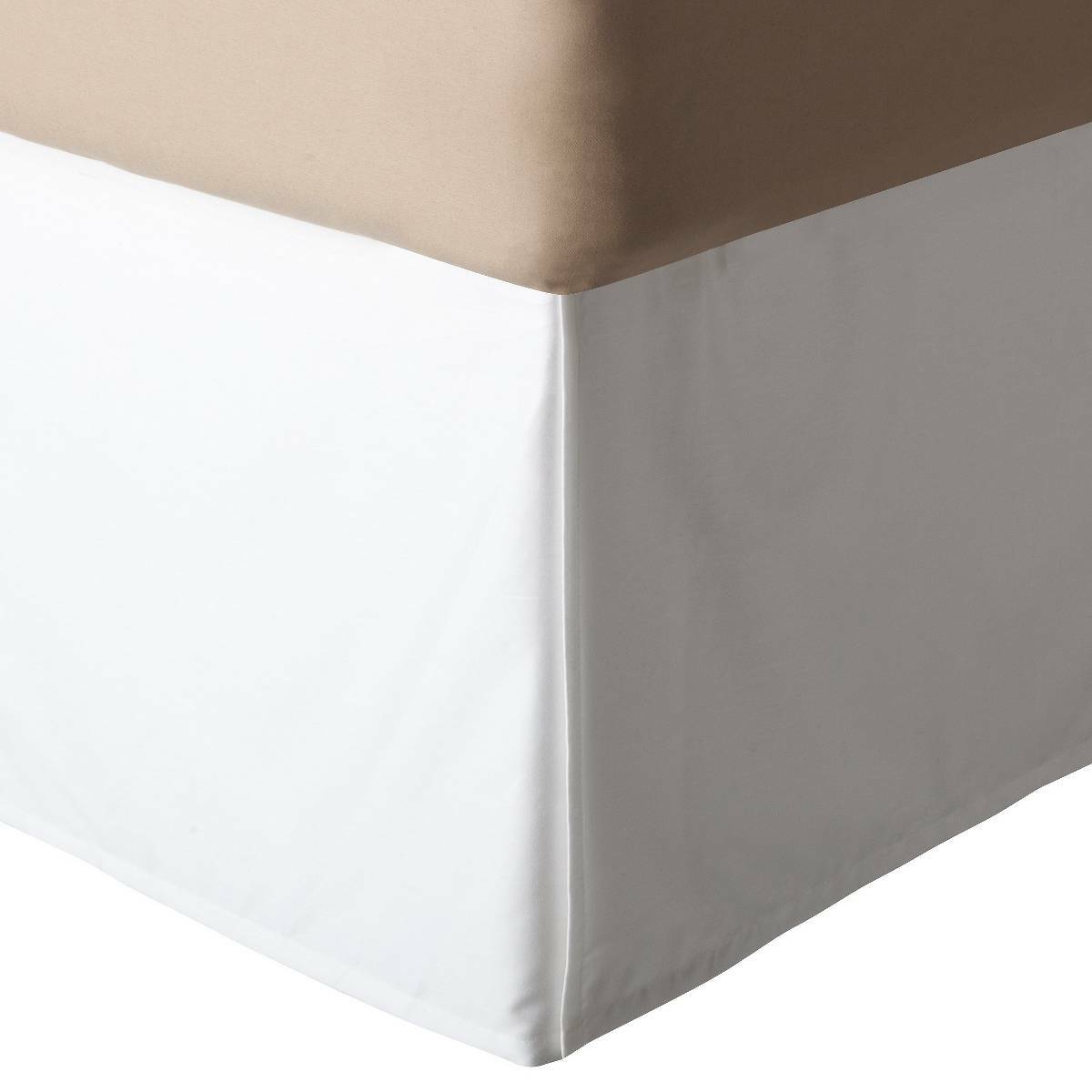 Solid Split Corner Tailored Bed Skirt 620 TC Cotton US Bed Size Drop 22" 23" 24"