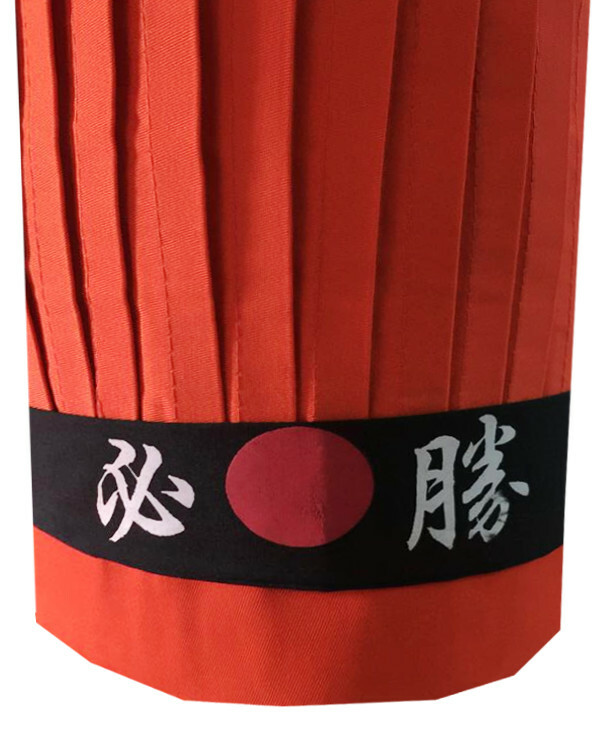 Orange Hibachi Chef Tall Hat Set New Costume Accessory