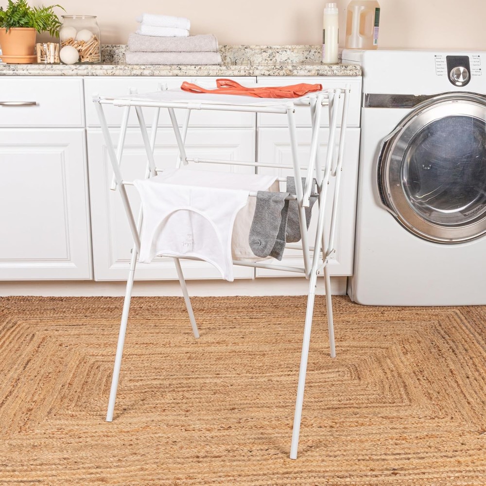 Household Essentials Clothes Drying Rack, Foldable, Expandable and Collapsible