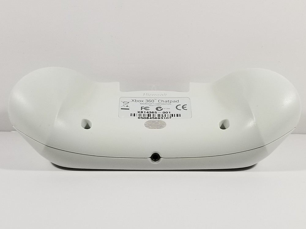 ¤ Official White Chat Pad Controller Keyboard Wired Microsoft Xbox 360 OEM Work