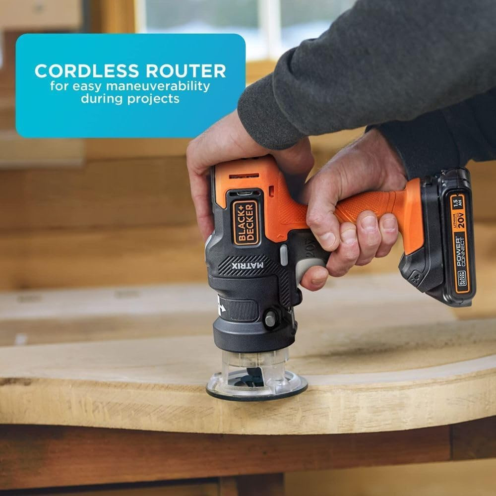 BLACK+DECKER Matrix Router Attachment for Cordless Drill (BDCMTR)