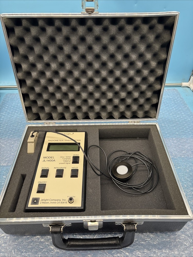 Jelight JL1400A Radiometer / Photometer with Case & CB-100