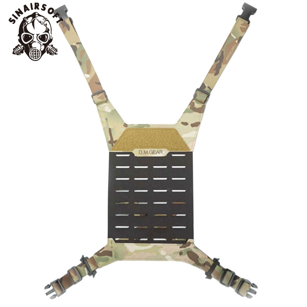Tactical D3 SS MK Chest Rig MOLLE Universal Vest Back Panel Strap Mount Platform
