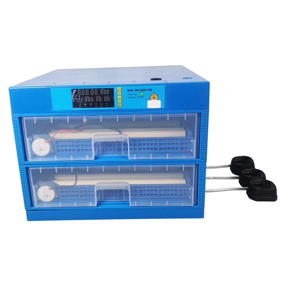 Egg Bird Incubator Automatic 128 Egg Turning Poultry Hatcher Breeder Drawer Type