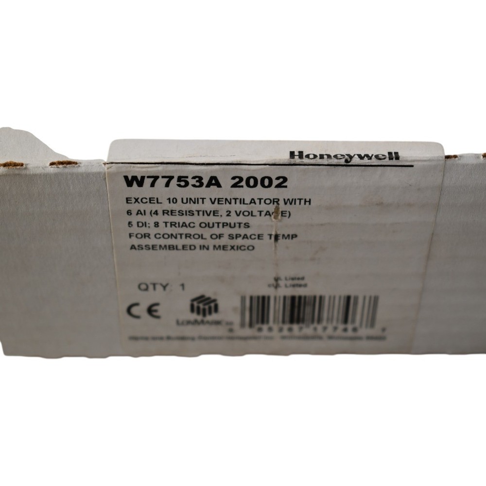 NEW Honeywell W7753A2002 Excel 10 for Unit Ventilator Controller