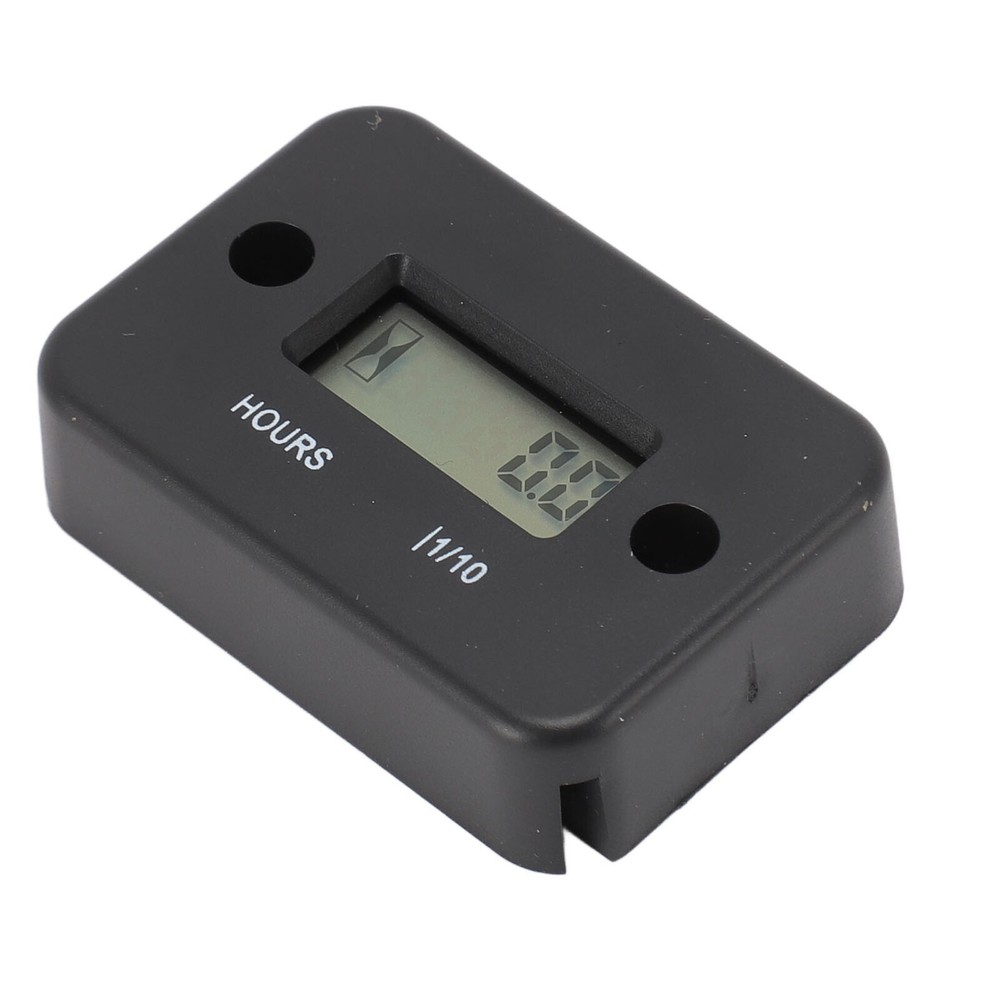 Digital Hour Meter High Accuracy LCD Display Mini Waterproof Engine
