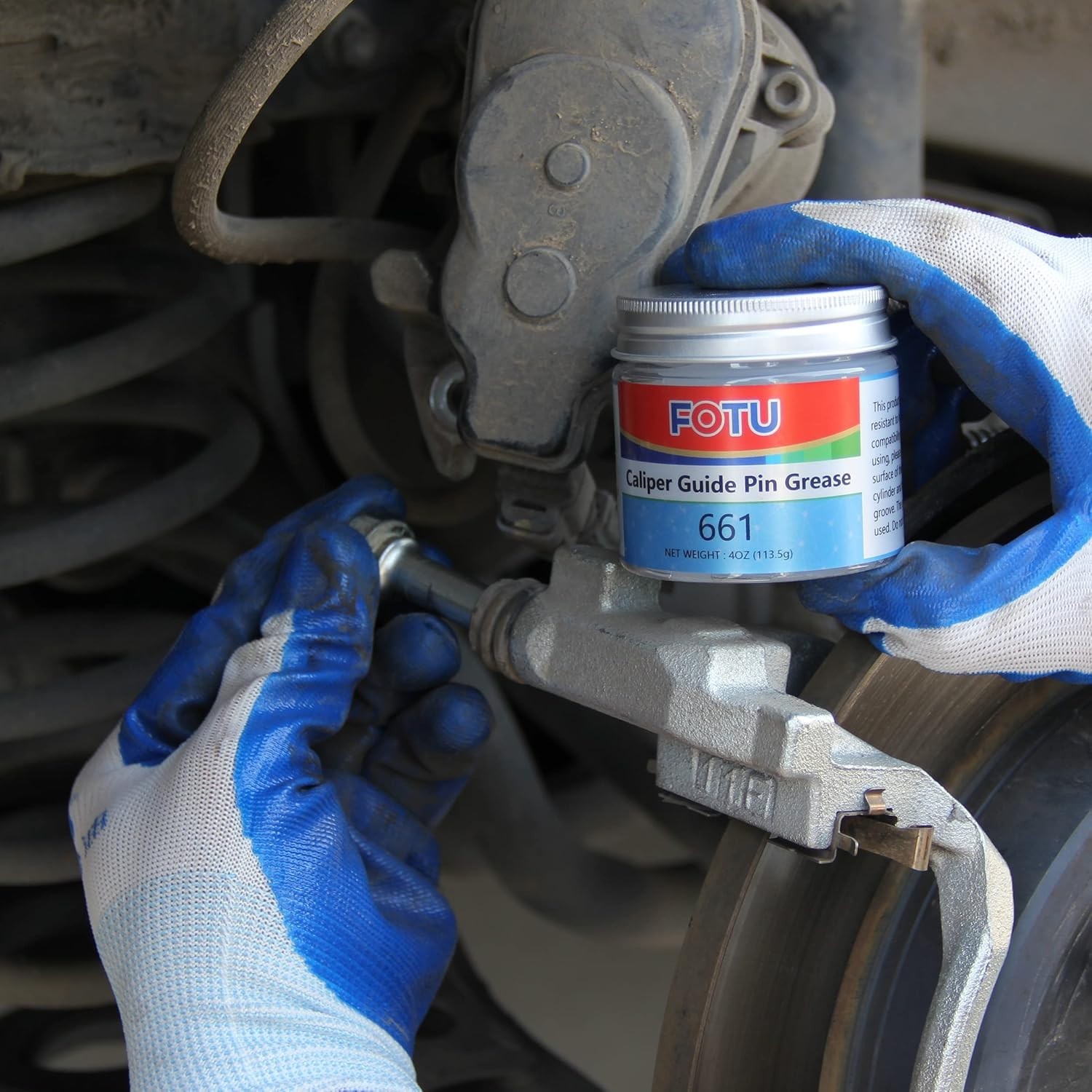 FOTU 661 Brake Caliper Pin Grease – Heat Resistant, Smooth Brake Performance New