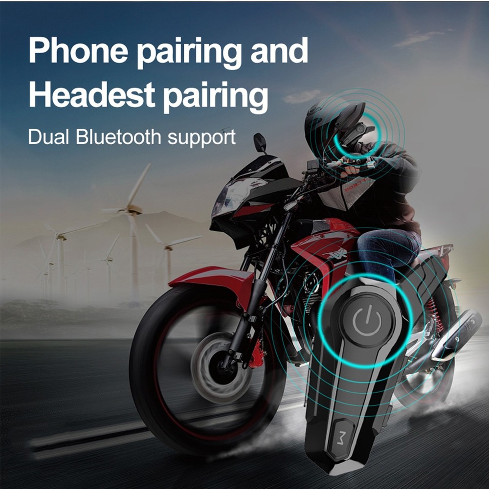 Motorcycle Head Unit 6.25inch Touchscreen 1080P Loop Recording Bluetooth V4.0