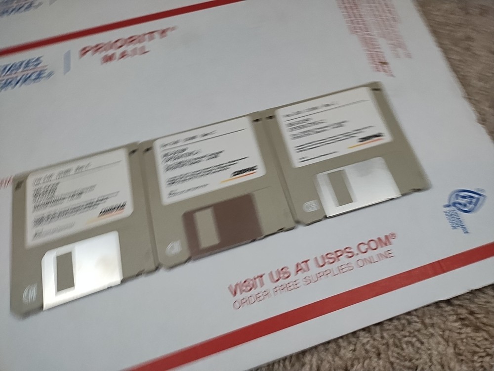 Vintage Compaq DOS Software MS-DOS OEM Diskette Disk 3.5 Operating System 5.0