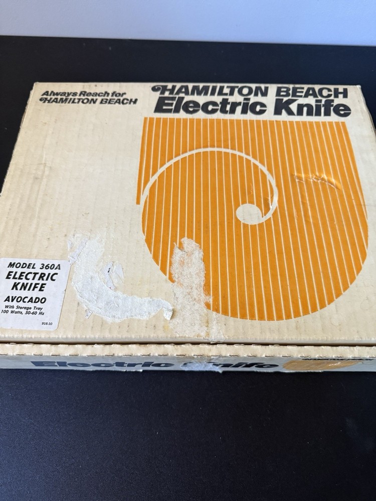 Hamilton Beach 360-A Electric Knife - Avocado