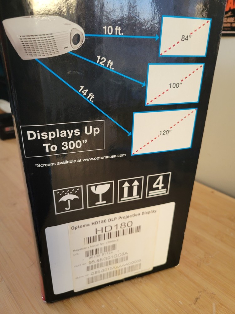 Optoma HD180 HD Projector