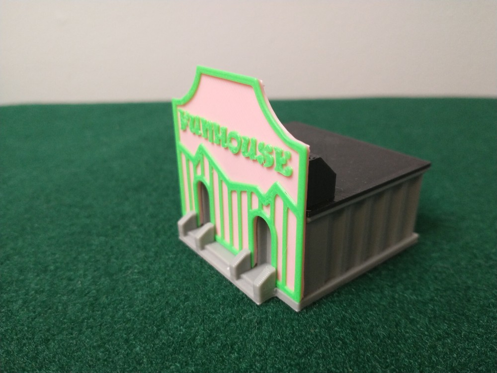 Carnival Booth Collection - 4 Booths - Set #3 - N Scale