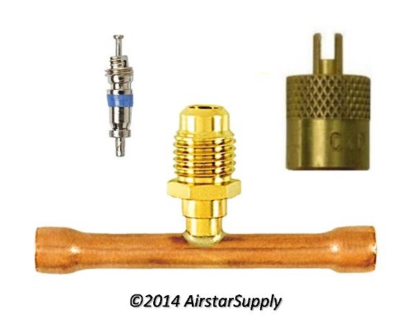 C&D Copper Access Tee Valve 1/4" CD8414