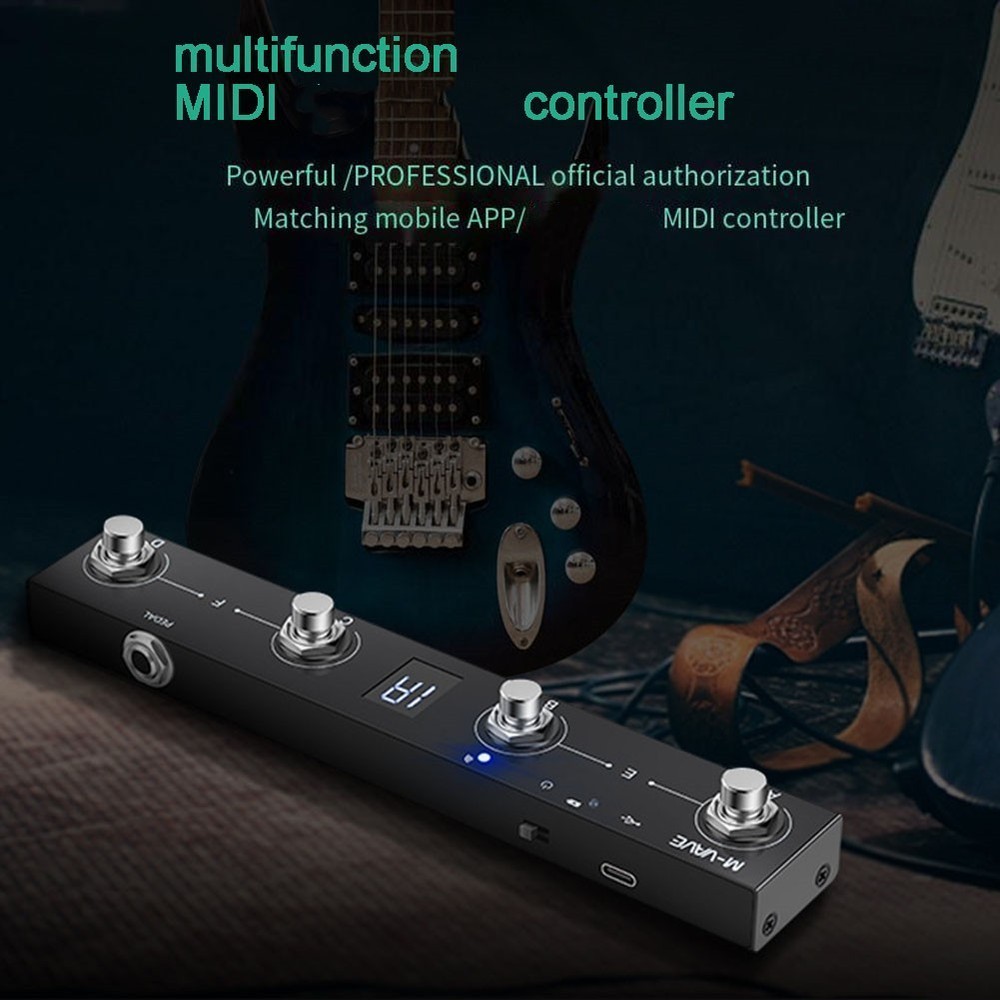 MVAVE Chocolate FOR MIDI Footswitch Controller Extended Battery Life-Easy NEW