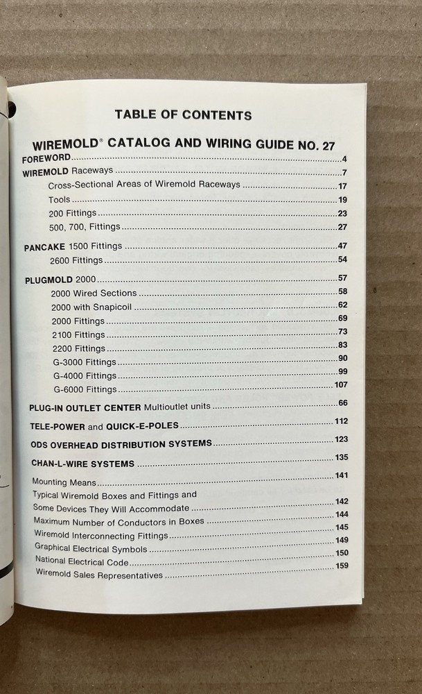 Wiremold Catalog & Wiring Guide Book No. 27