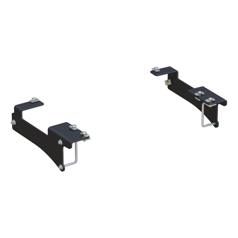 CURT Custom 5th Wheel Hitch Brackets Bolt-On Kit fits Select 2500 HD, 3500 HD