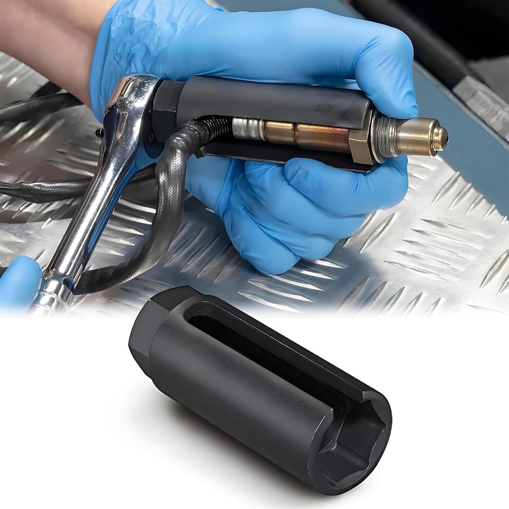 Offset Oxygen Sensor Socket 3/8" Drive x 7/8" for O2 Removal & Installation