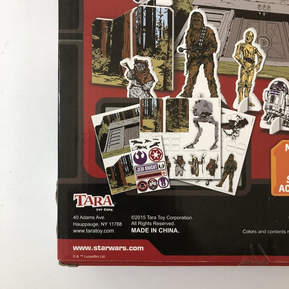 Star Wars Create It! 3-D Activity Action Scene Set Brand New open box