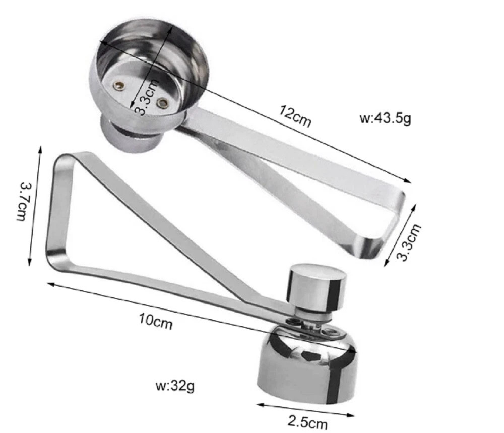 Stainless Steel Egg Topper – Precision Shell Cutter Cracker Tool for Boiled Eggs