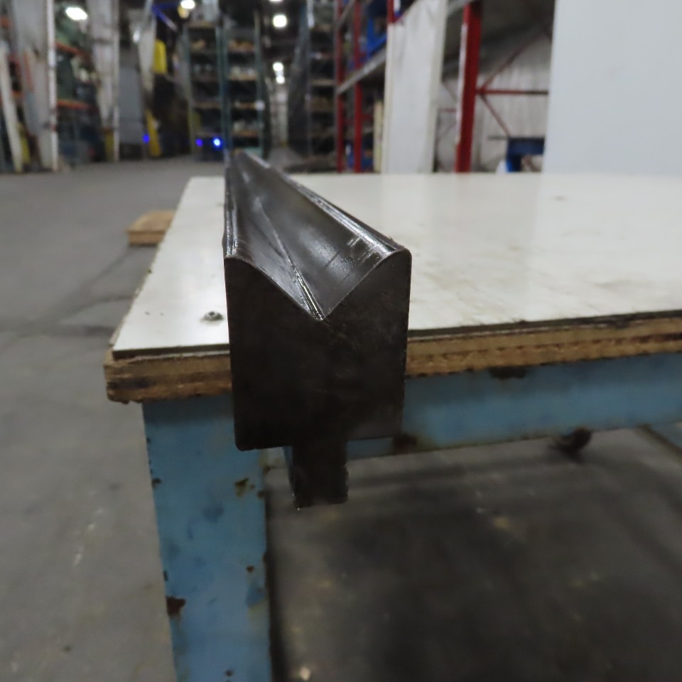 44-3/4" Press Brake 90° Forming V Angle Die Block 1/2" Tang 2-3/8"H