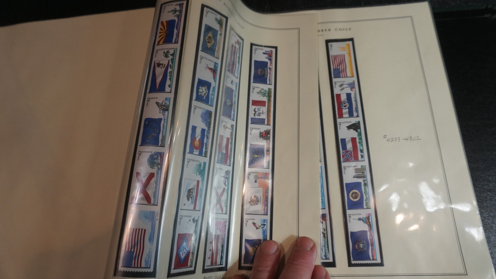 Gorgeous collection of Plate number coils in Scott album 1988-2015 MNH stamps