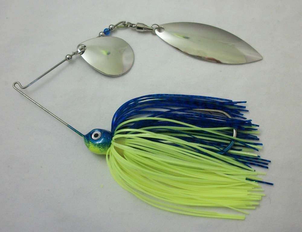 Elite Spinnerbait 1/2oz.  Blue Foil & Chartreuse