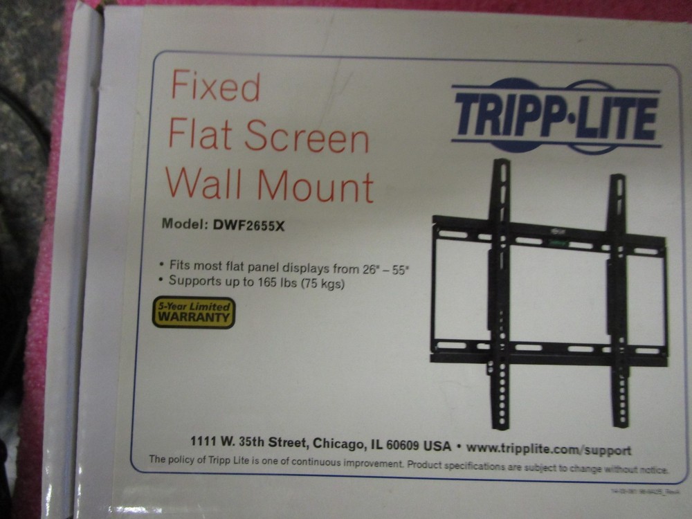 Tripp Lite DWF2655X LCD Fixed Flat Screen Wall Mount