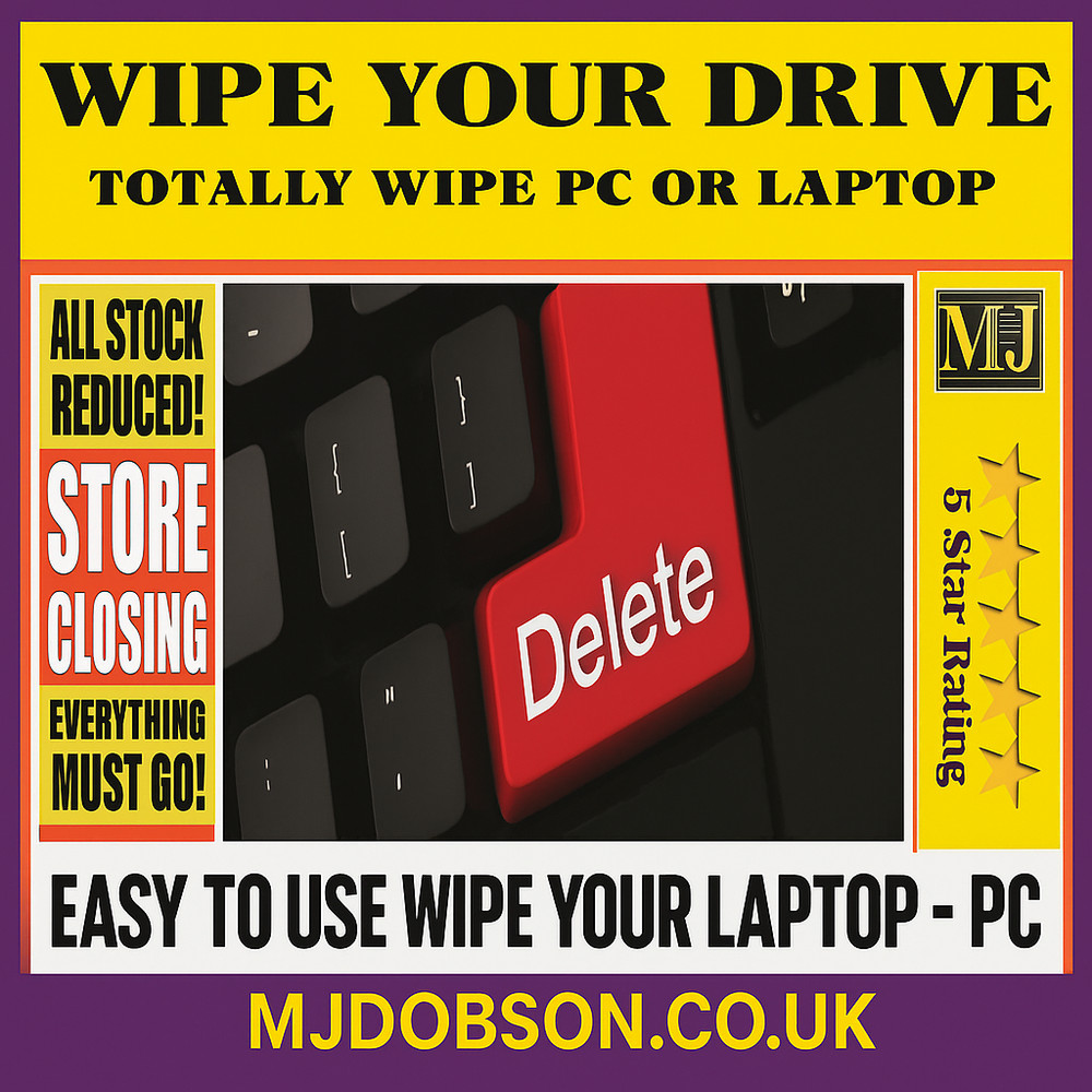 Drive Delete Laptop Hard Drive Clone DISK IMAGE BACK UP DUPLICATING SOFTWARE DVD