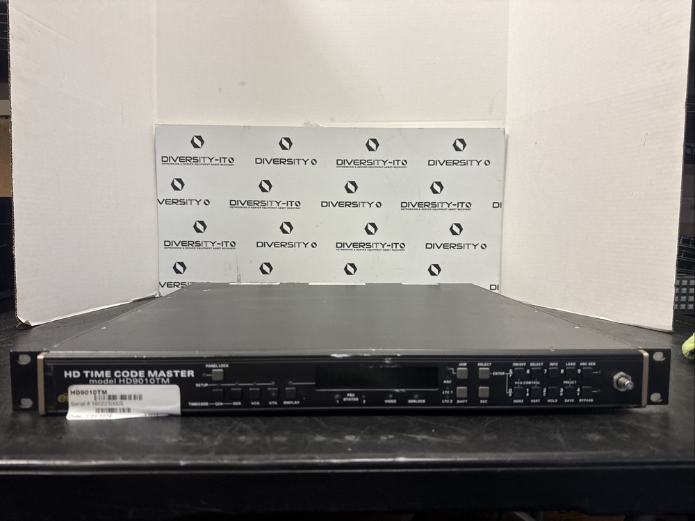 Evertz HD9010TM HD Time Code Master Reader Generator System