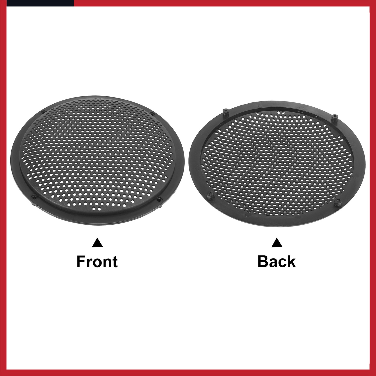 4PCS 8 Inch Car Subwoofer Speaker Grills Cover Mesh Guard Protector Universal