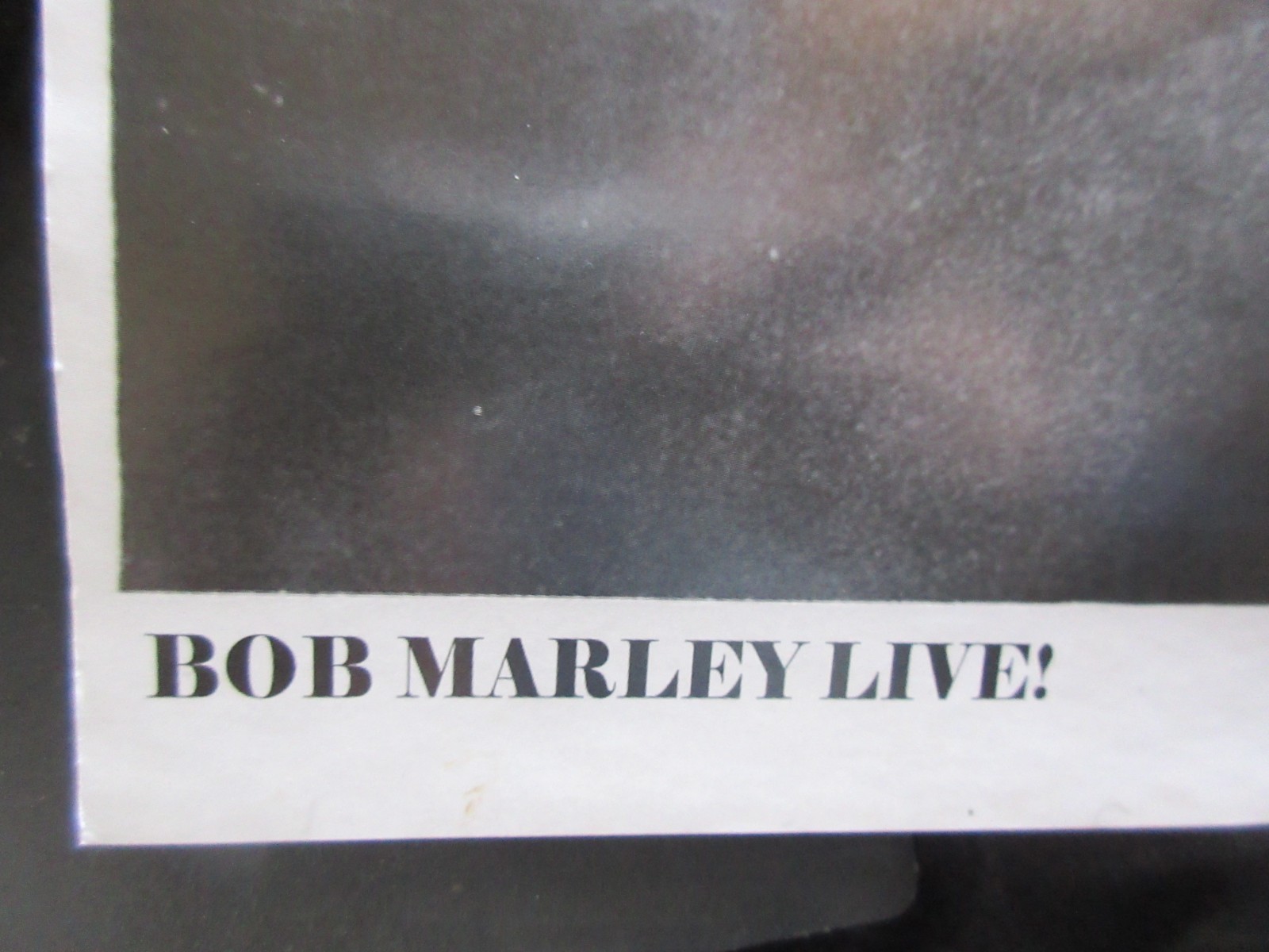 Bob Marley Live ! Japan Poster The Wailers Reggae