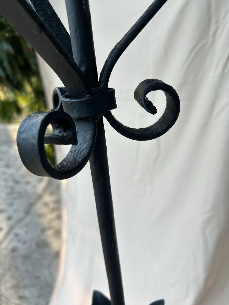 Addison Mizner wrought iron Torchiere