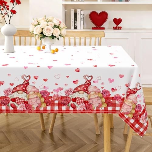 Valentine's Day Rectangle 120" x 60" (Rectangular) Valentines Tablecloth