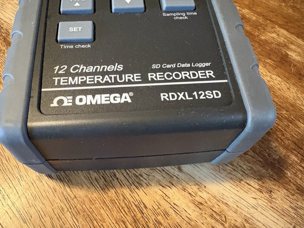 Omega Rdxl12sd Temperature Recorder Please Read