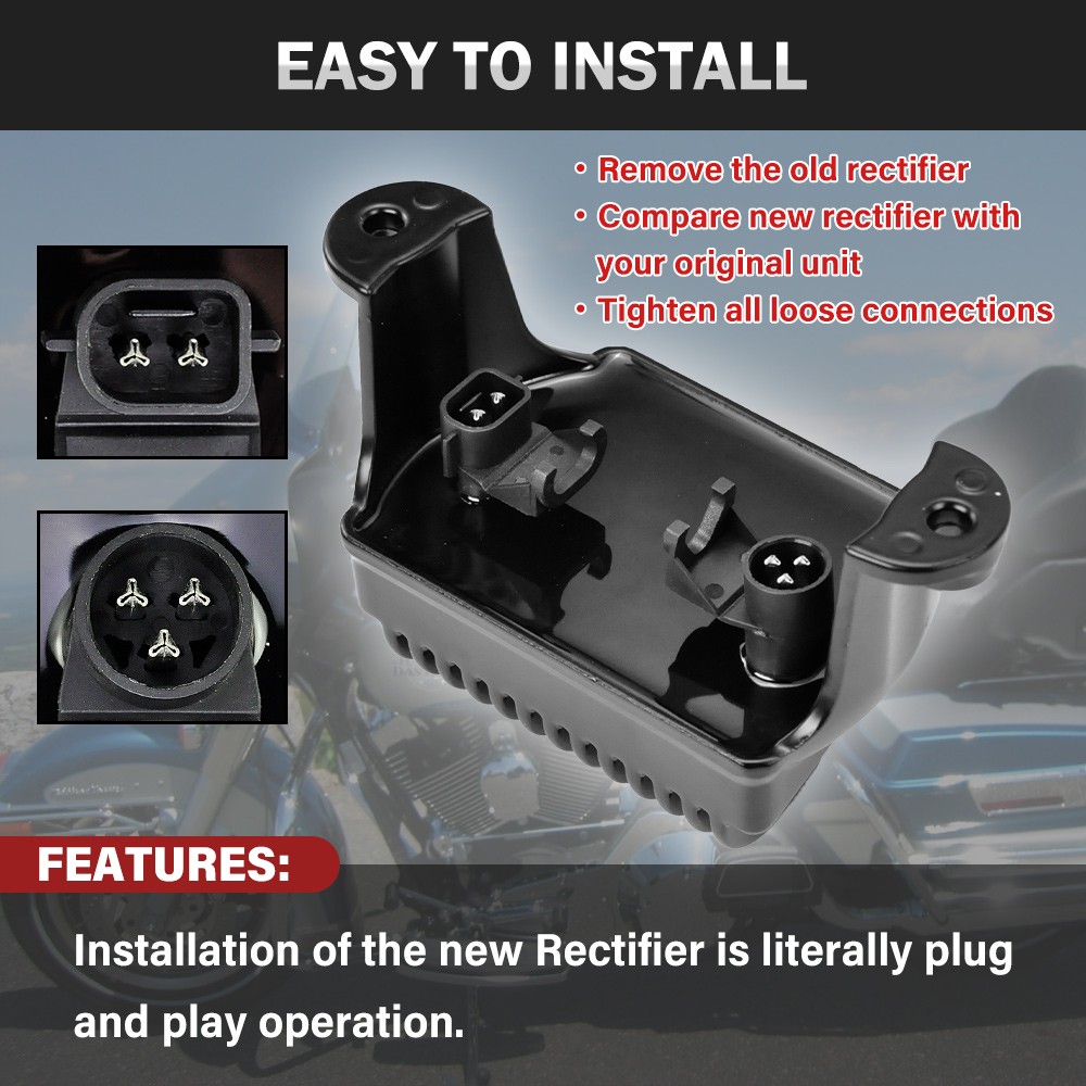 For Harley Street Glide 2009-2015 Voltage Regulator Rectifier 74505-09 74505-09A