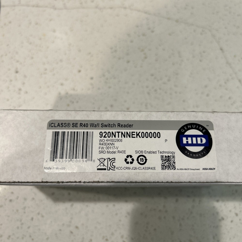 HID 920NTNNEK00000 Wall Switch Reader